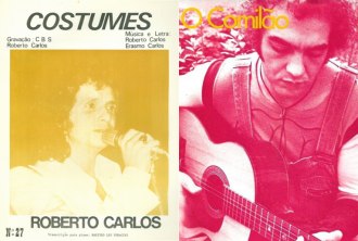 Capa dos álbuns Roberto Carlos - Costumes/Erasmo Carlos – O Comilão