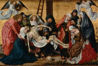 Paixão de Cristo pintada por Rogier van der Weiden (c.1490)