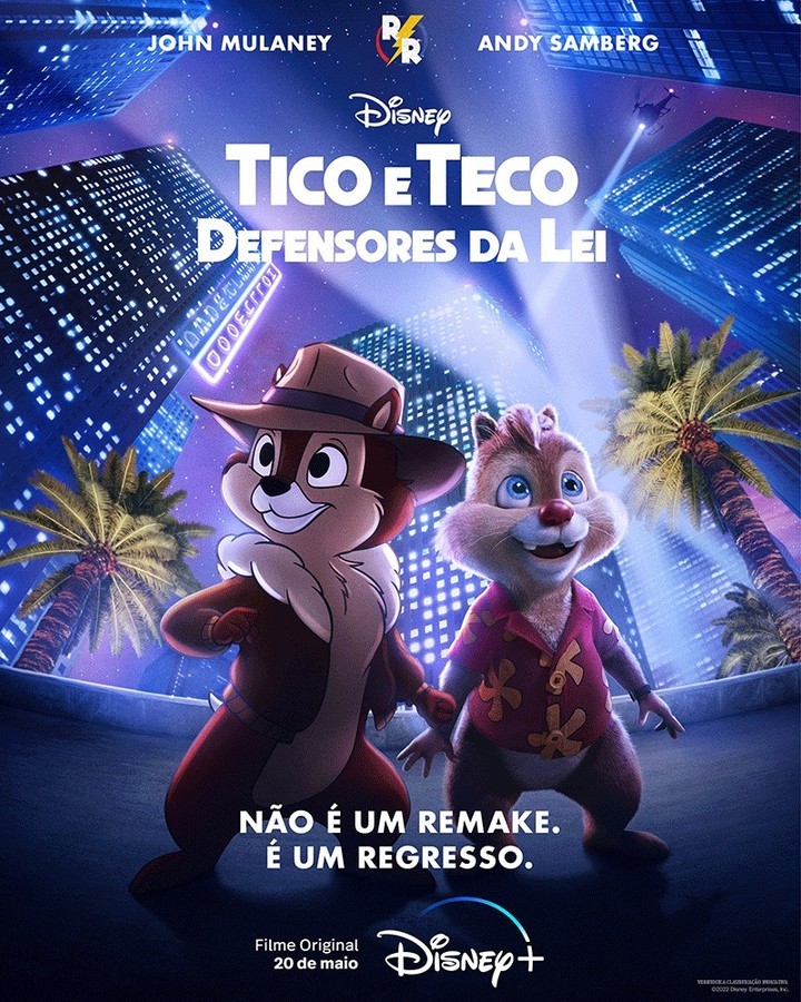 Disney+ divulga novo trailer e data de estreia de 'Tico e Teco: Defensores  da Lei'