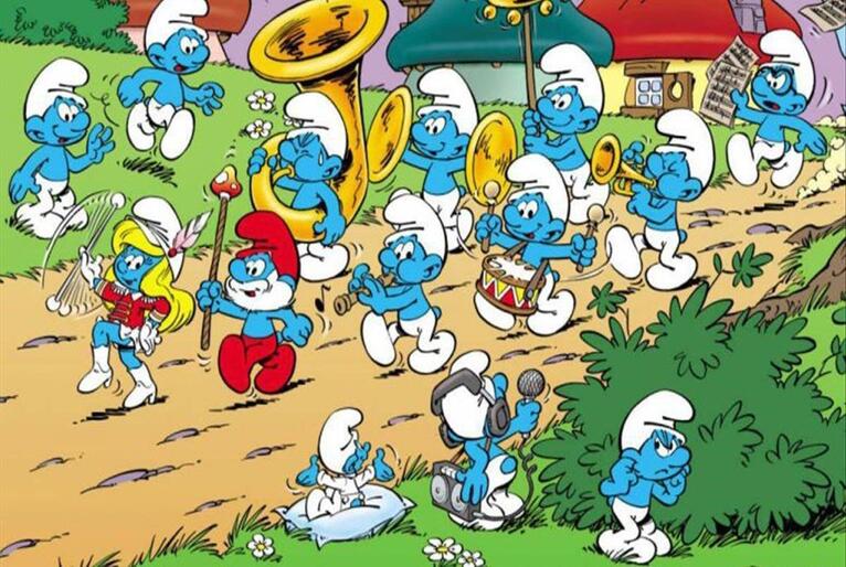 O que é smurf em Holandês? Smurf