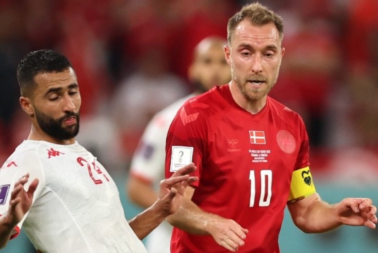 Dinamarca e Tunísia ficam no empate em jogo do grupo D