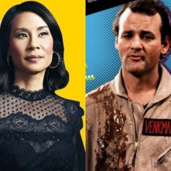 Reprodução/Instagram Lucy Liu e Ghostbusters