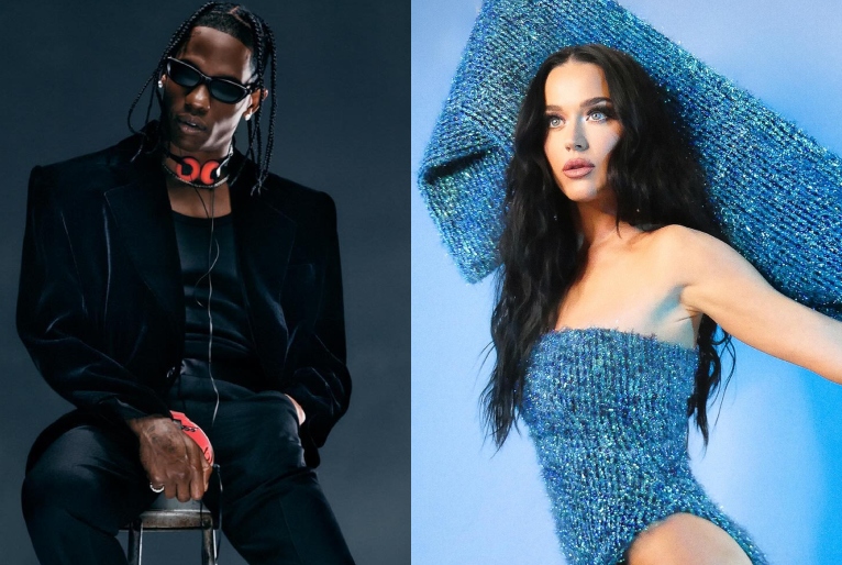 Montagem: Reprodução | Instagram @travisscott e @katyperry