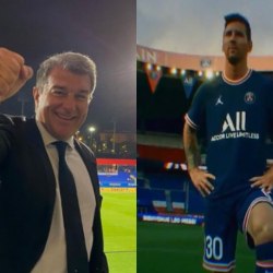 Reprodução/Instagram @jlaportaoficial/PSG