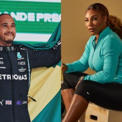 Reprodução/ Instagram @lewishamilton @serenawilliams