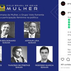 Reprodução/Instagram Grupo Voto