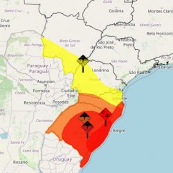 Reprodução | Instituto Nacional de Meteorologia