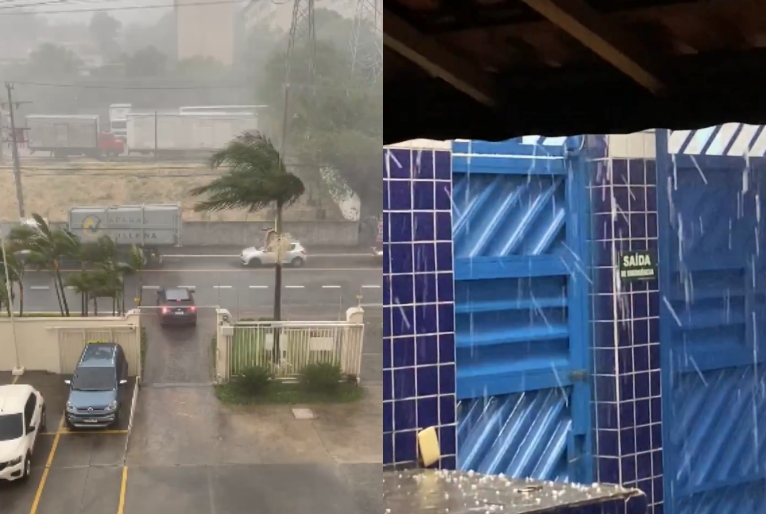 Chuva em São Paulo gera alerta da Defesa Civil; capital teve chuva de granizo e alagamentos