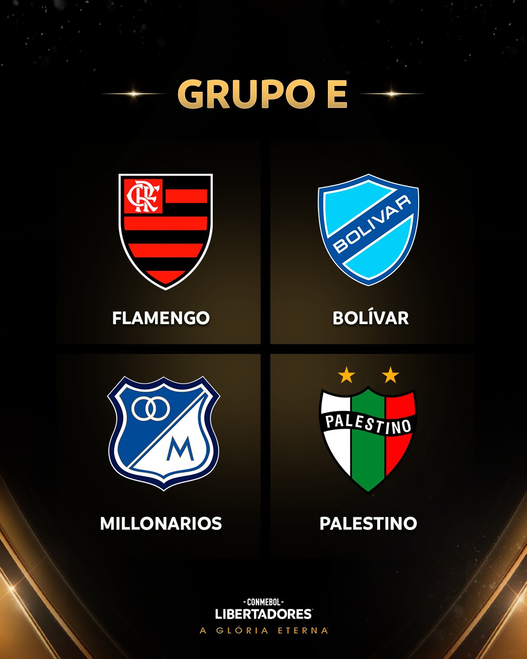 VEJA COMO FICOU OS GRUPOS DA FASE DE GRUPOS DA LIBERTADORES 2024